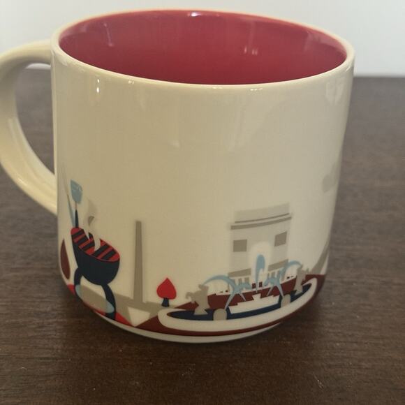 Starbucks Kansas City Coffee Mug Cup 14 0z You Are Here Collection 2015 BBQ - Picture 5 of 12
